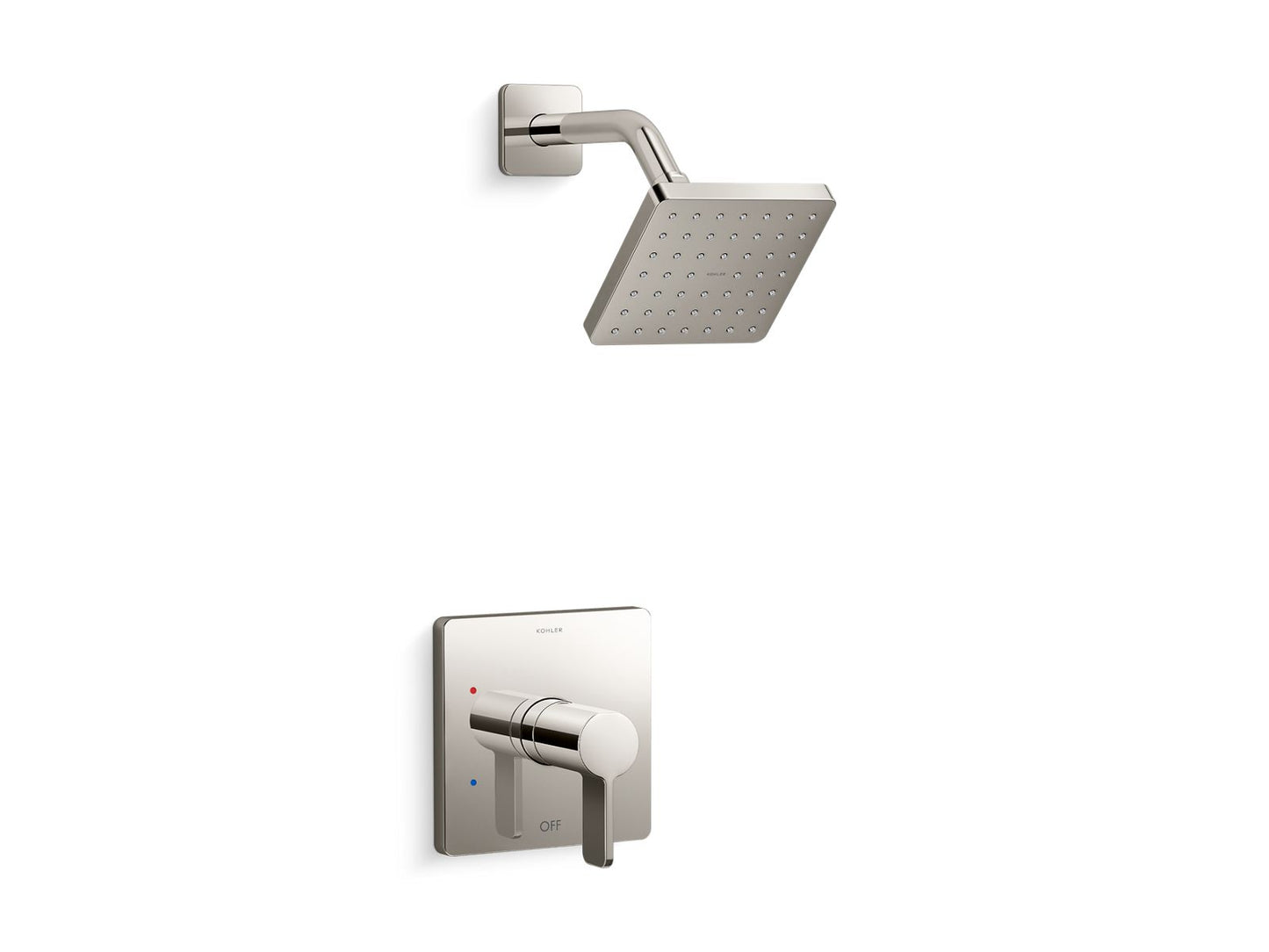 KOHLER Parallel Rite-Temp shower trim kit, 2.5 gpm