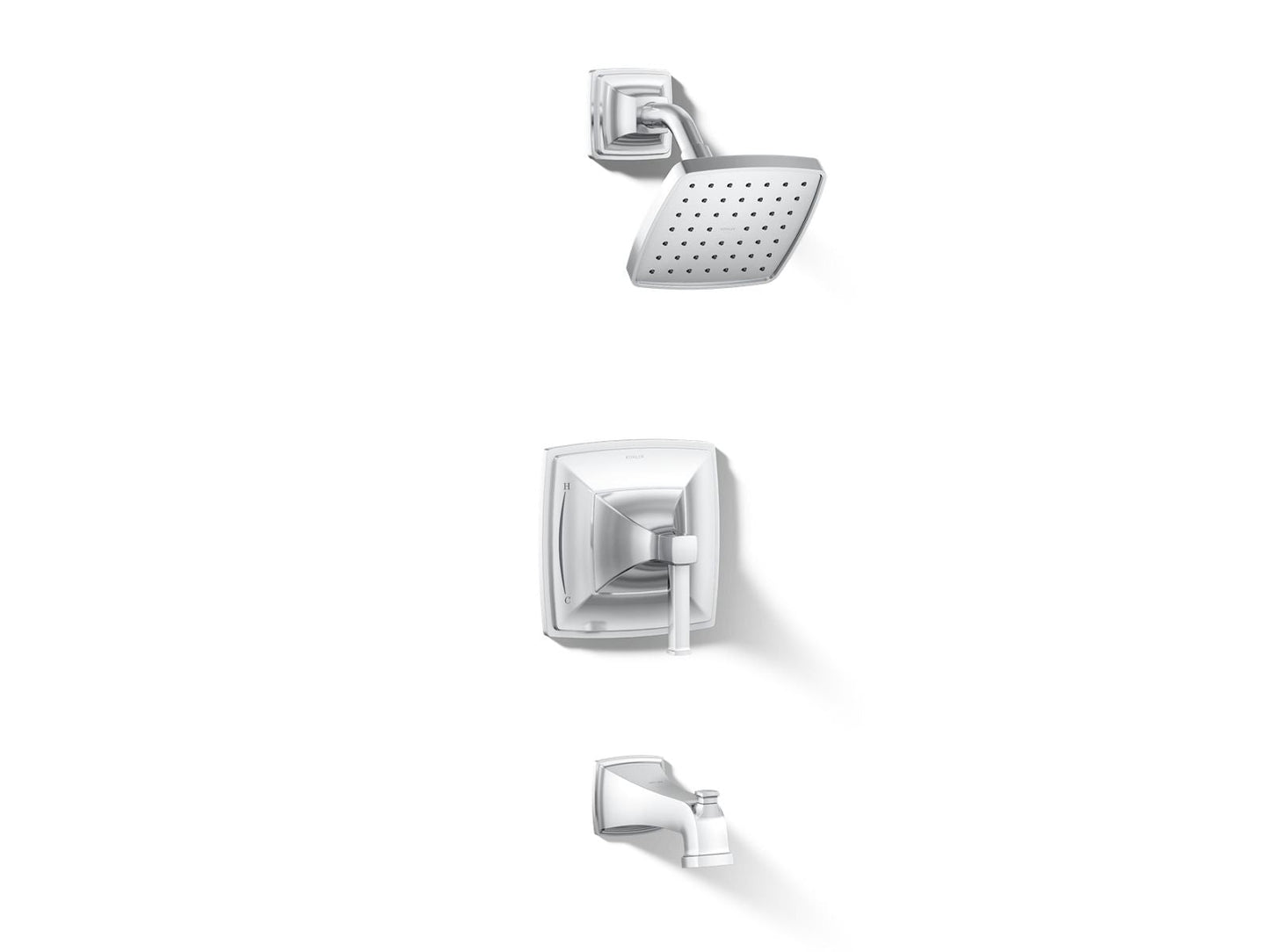 KOHLER K-TS27403-4 Riff Rite-Temp bath and shower trim kit, 2.5 gpm