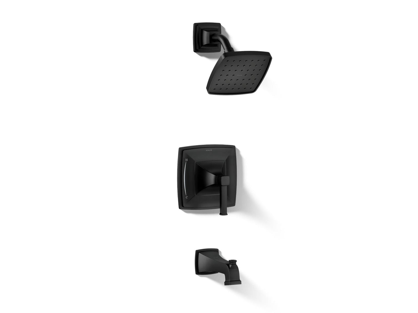 KOHLER K-TS27403-4G Riff Rite-Temp bath and shower trim kit, 1.75 gpm