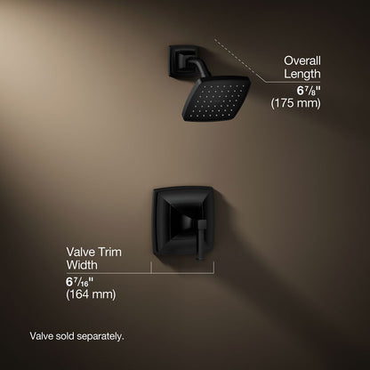 3/4 view of product with dimensions