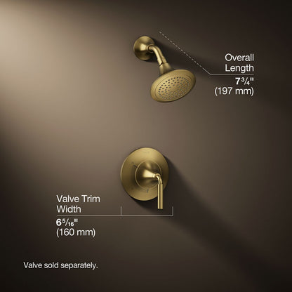 3/4 view of product with dimensions