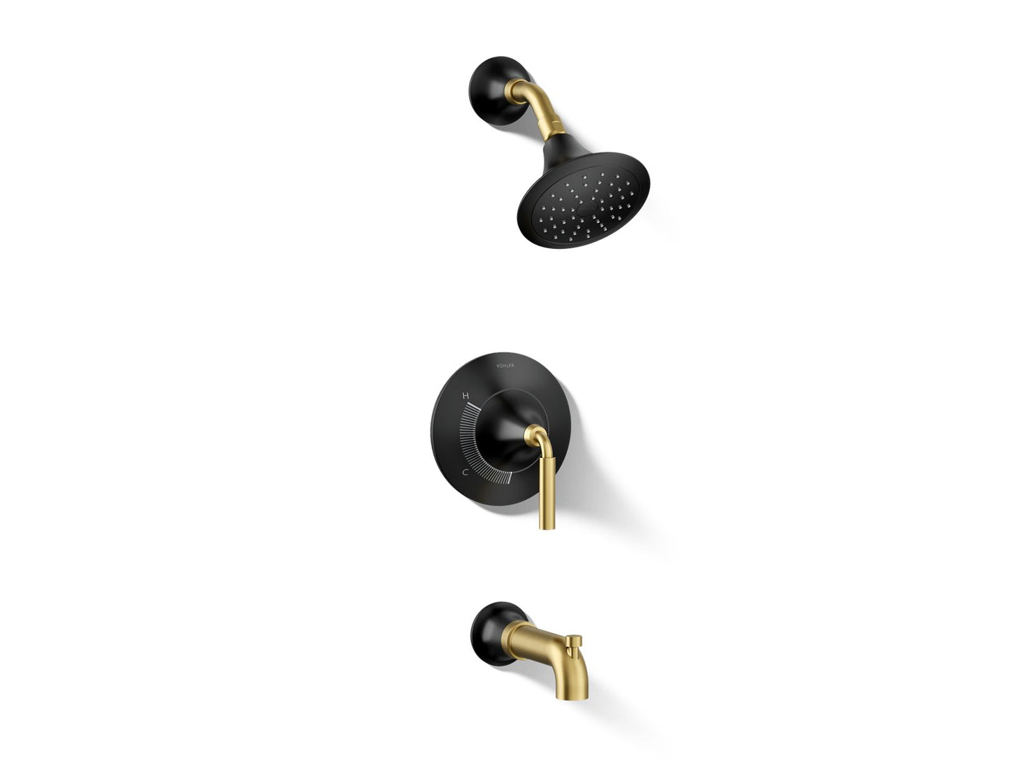 KOHLER K-TS27421-4 Tone Rite-Temp bath and shower trim kit, 2.5 gpm