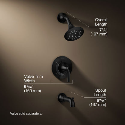 KOHLER K-TS27421-4 Tone Rite-Temp bath and shower trim kit, 2.5 gpm