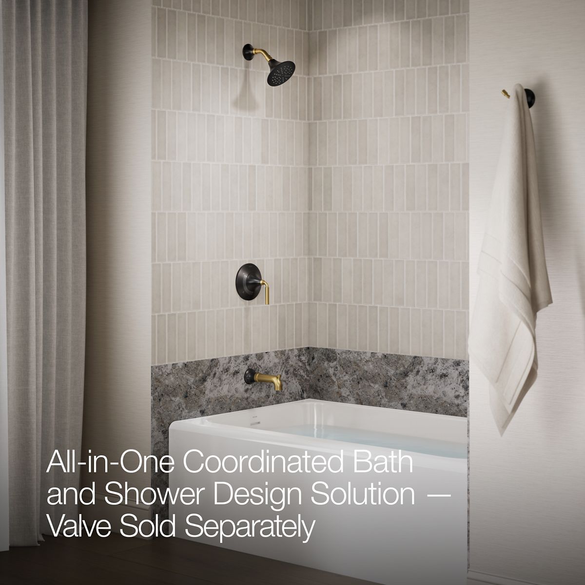 KOHLER K-TS27421-4G Tone Rite-Temp bath and shower trim kit, 1.75 gpm