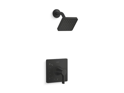 KOHLER K-TS28128-4G Venza Rite-Temp shower trim kit, 1.75 gpm, matte black