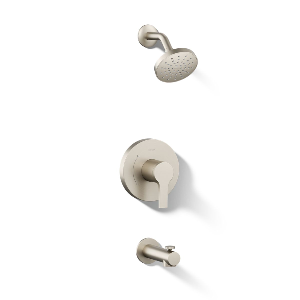 KOHLER Elate Rite-Temp bath and shower trim kit, 2.5 gpm