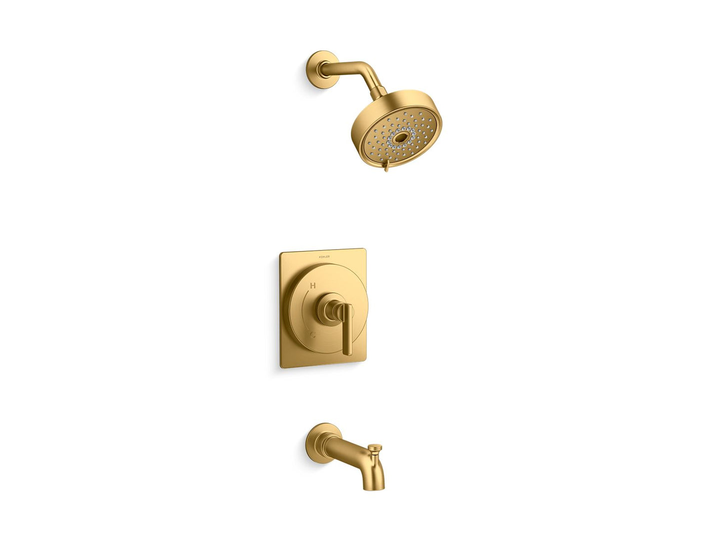 KOHLER K-TS35917-4Y Castia by Studio McGee Rite-Temp bath and shower trim kit, 2.5 gpm