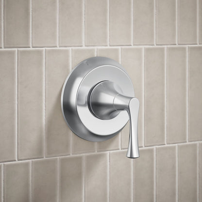 KOHLER K-TS35938-4Y Buckley Rite-Temp® Shower Trim Kit, 2.5 GPM, Polished Chrome - Shows close up detail of product in room