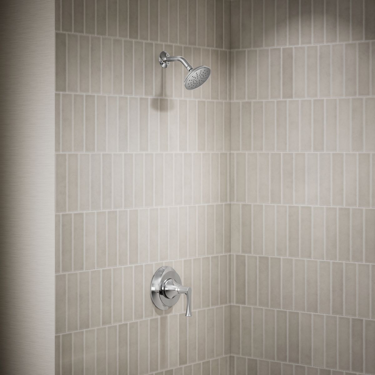 KOHLER K-TS35938-4Y Buckley Rite-Temp® Shower Trim Kit, 2.5 GPM, Polished Chrome - image focused on single product story