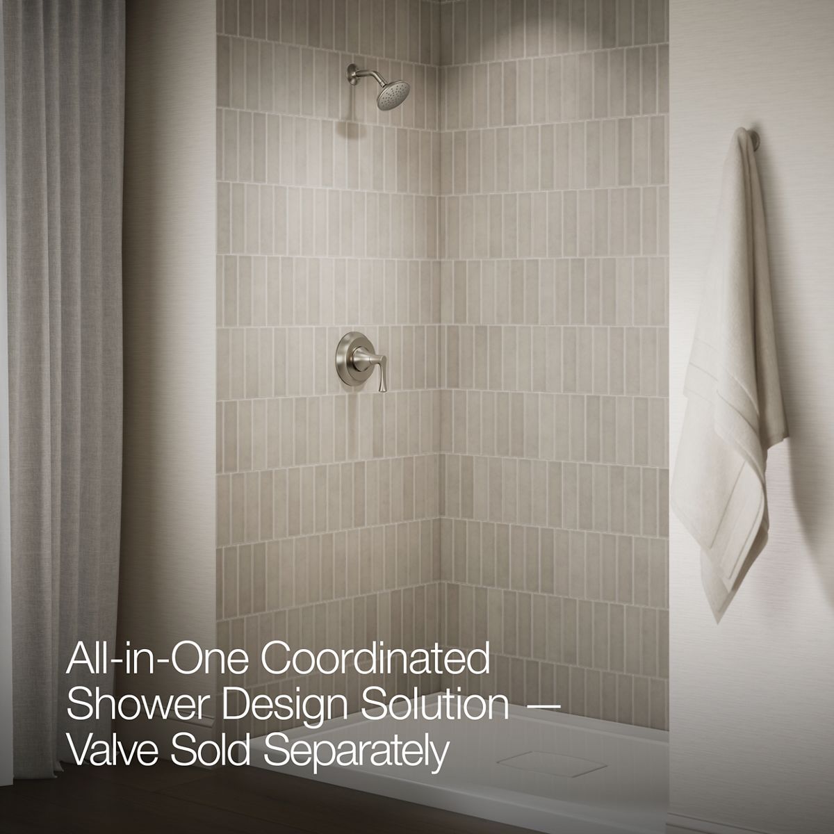 Up to 2 walls & multiple product categories visible, 2-point perspective