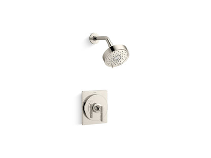 KOHLER K-TS38264-4Y Castia Rite-Temp® Shower Trim Kit, 2.5 GPM, Vibrant Polished Nickel - 3/4 view of product
