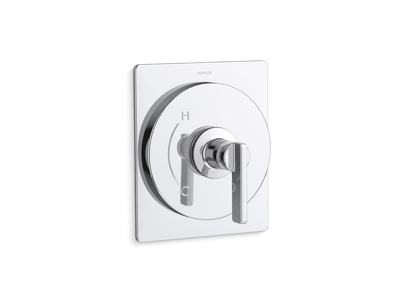 KOHLER K-TS38266-4 Castia Rite-Temp® Valve Trim, Polished Chrome - 3/4 view of product