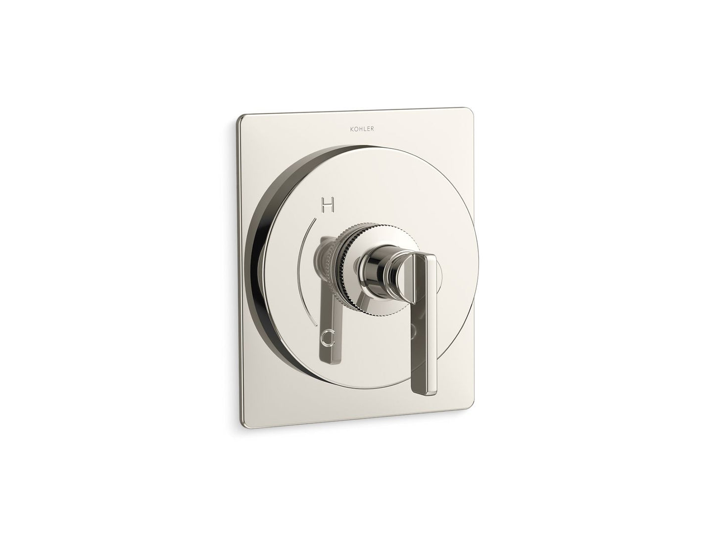 KOHLER K-TS38266-4 Castia Rite-Temp® Valve Trim, Vibrant Polished Nickel - 3/4 view of product