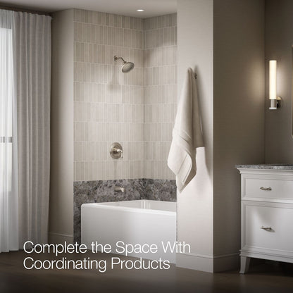 KOHLER K-TS395-4SG Devonshire Rite-Temp bath and shower trim kit, 1.75 gpm, slip-fit spout