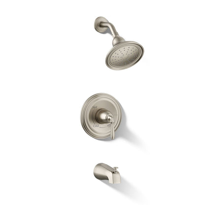 KOHLER K-TS395-4SG Devonshire Rite-Temp bath and shower trim kit, 1.75 gpm, slip-fit spout