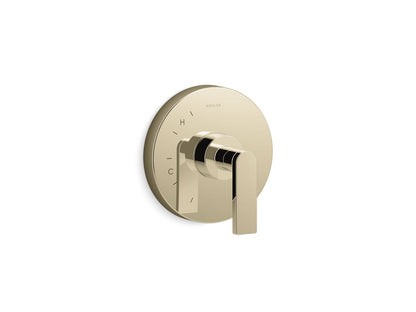 KOHLER K-TS73115-4 Composed Rite-Temp Valve Trim with Lever Handle, vibrant french gold