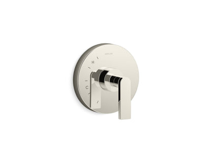 KOHLER K-TS73115-4 Composed Rite-Temp Valve Trim with Lever Handle, vibrant polished nickel