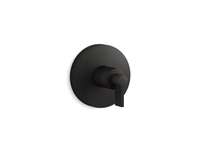 KOHLER K-TS78015-4 Components Rite-Temp Valve Trim with Lever Handle, matte black