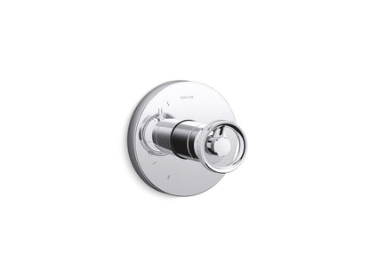 KOHLER K-TS78015-9 Components Rite-Temp Valve Trim with Industrial Handle, polished chrome