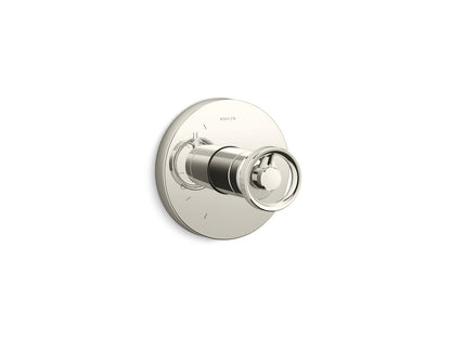 KOHLER K-TS78015-9 Components Rite-Temp Valve Trim with Industrial Handle, vibrant polished nickel
