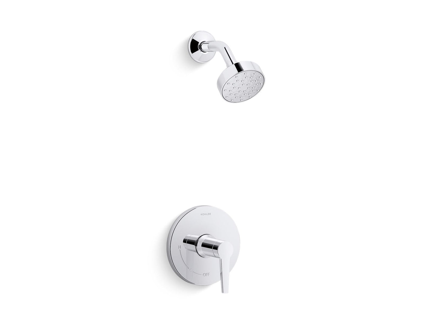 KOHLER K-TS97077-4Y Pitch Rite-Temp shower trim kit, 2.5 gpm