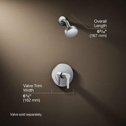 3/4 view of product with dimensions
