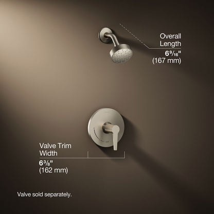 3/4 view of product with dimensions