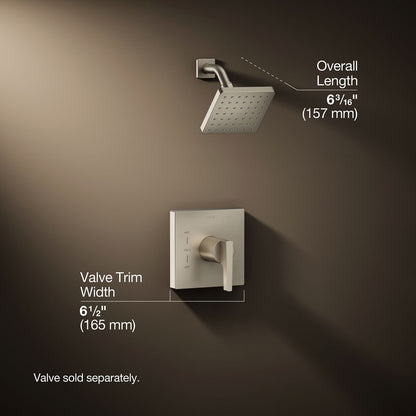 3/4 view of product with dimensions
