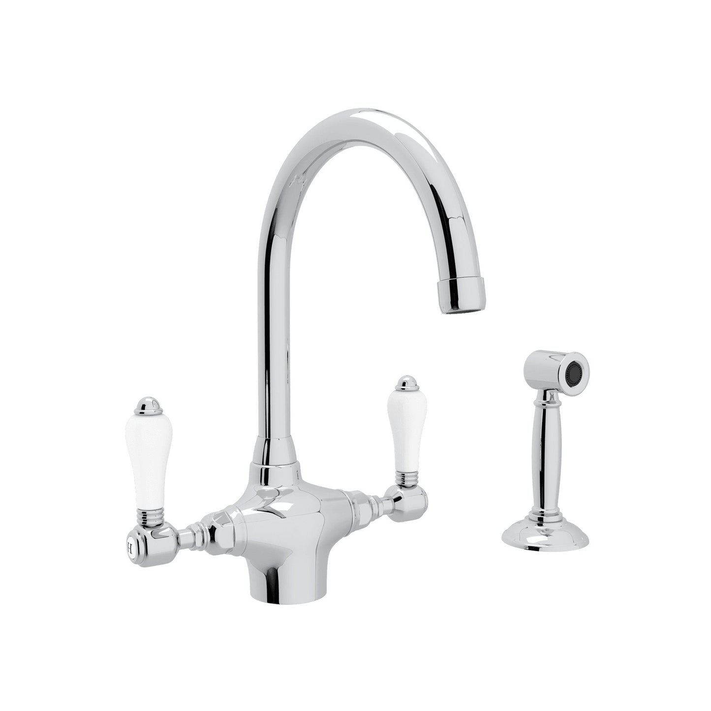 ROHL A1676WS San Julio® Two Handle Kitchen Faucet With Side Spray