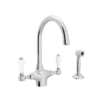 ROHL A1676WS San Julio® Two Handle Kitchen Faucet With Side Spray