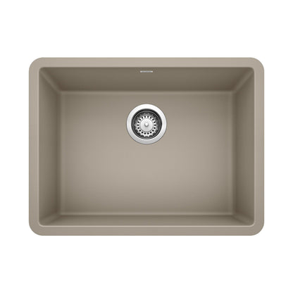 BLANCO 522417 Precis 24" Single Bowl Kitchen Sink - Truffle