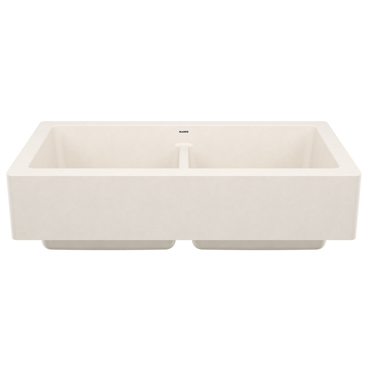 BLANCO 527409 Vintera 33" Equal Double Apron Farmhouse Sink - Soft White