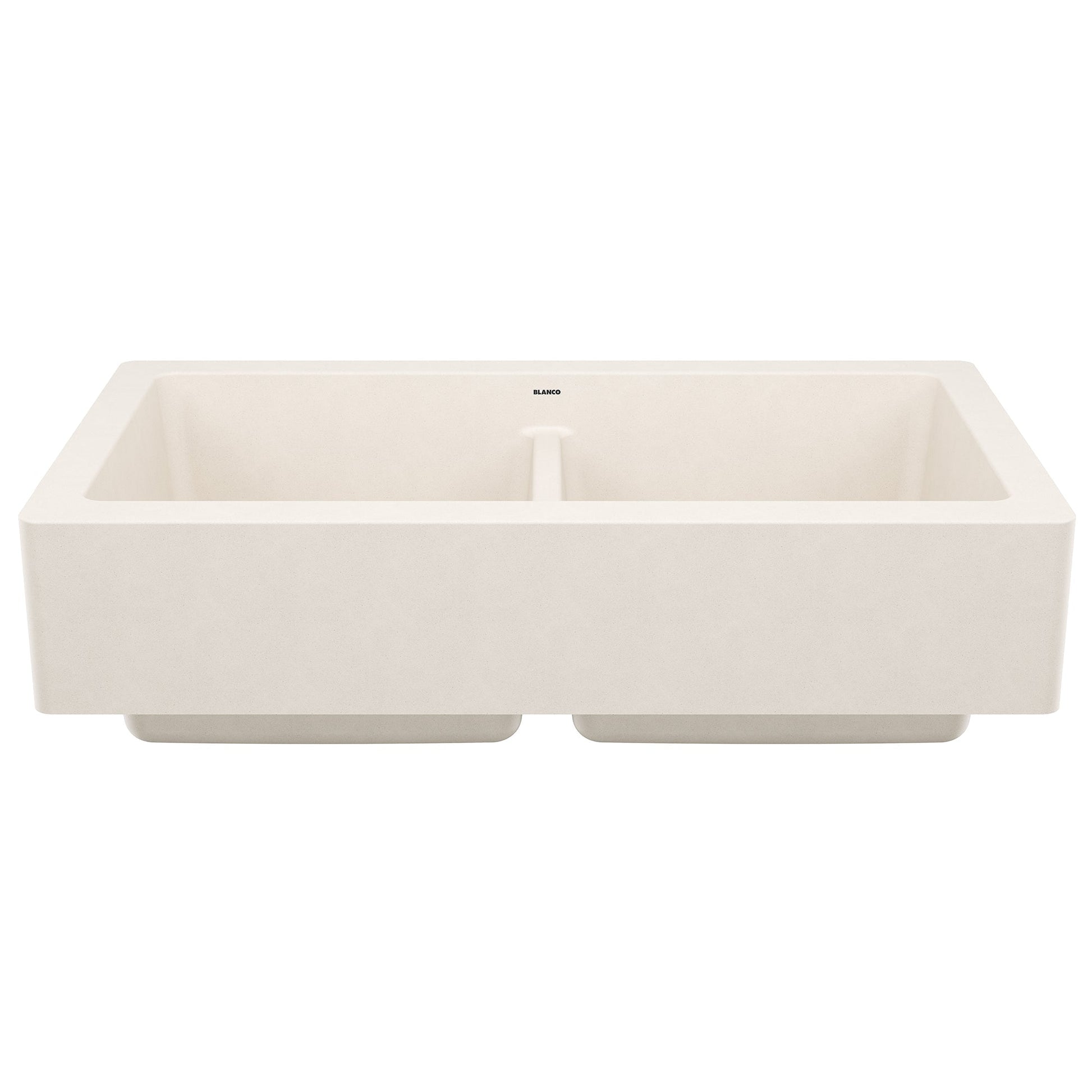 BLANCO 527409 Vintera 33" Equal Double Apron Farmhouse Sink - Soft White