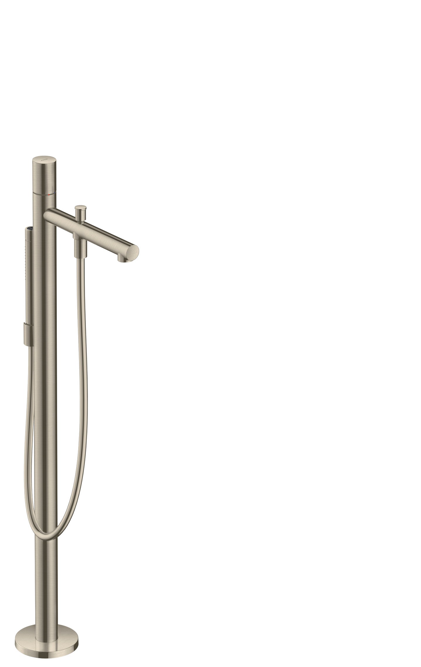 AXOR Uno Freestanding Tub Filler Trim with Zero Handle and 1.75 GPM Handshower