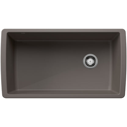 BLANCO 443108 Diamond Super Single Bowl Kitchen Sink - Volcano Gray