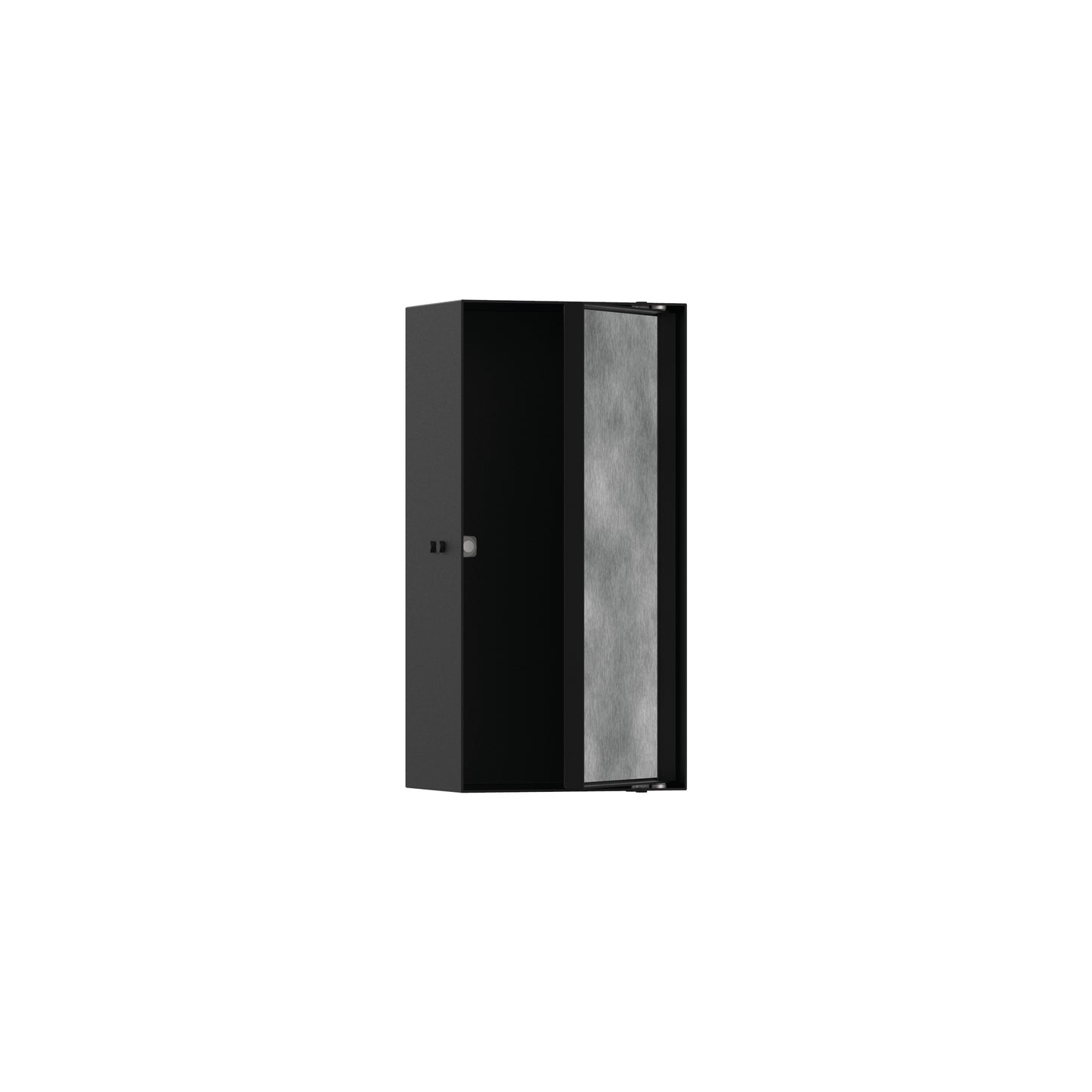 hansgrohe XtraStoris Rock Wall Niche with Tileable Door 12"x 6"x 4"