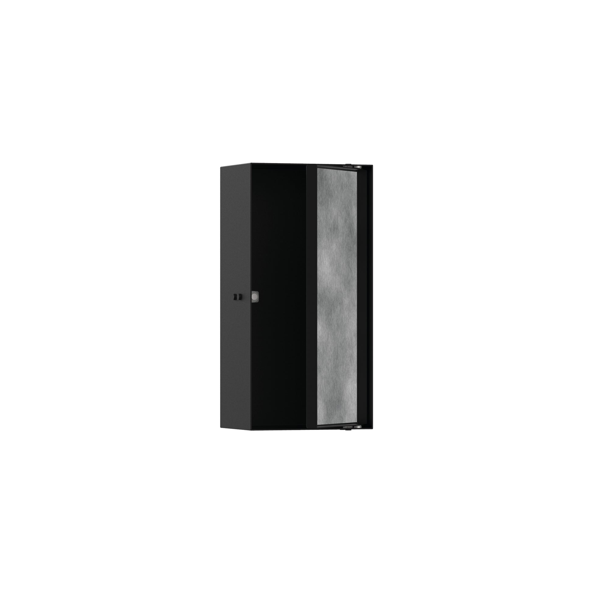 hansgrohe XtraStoris Rock Wall Niche with Tileable Door 12"x 6"x 4"