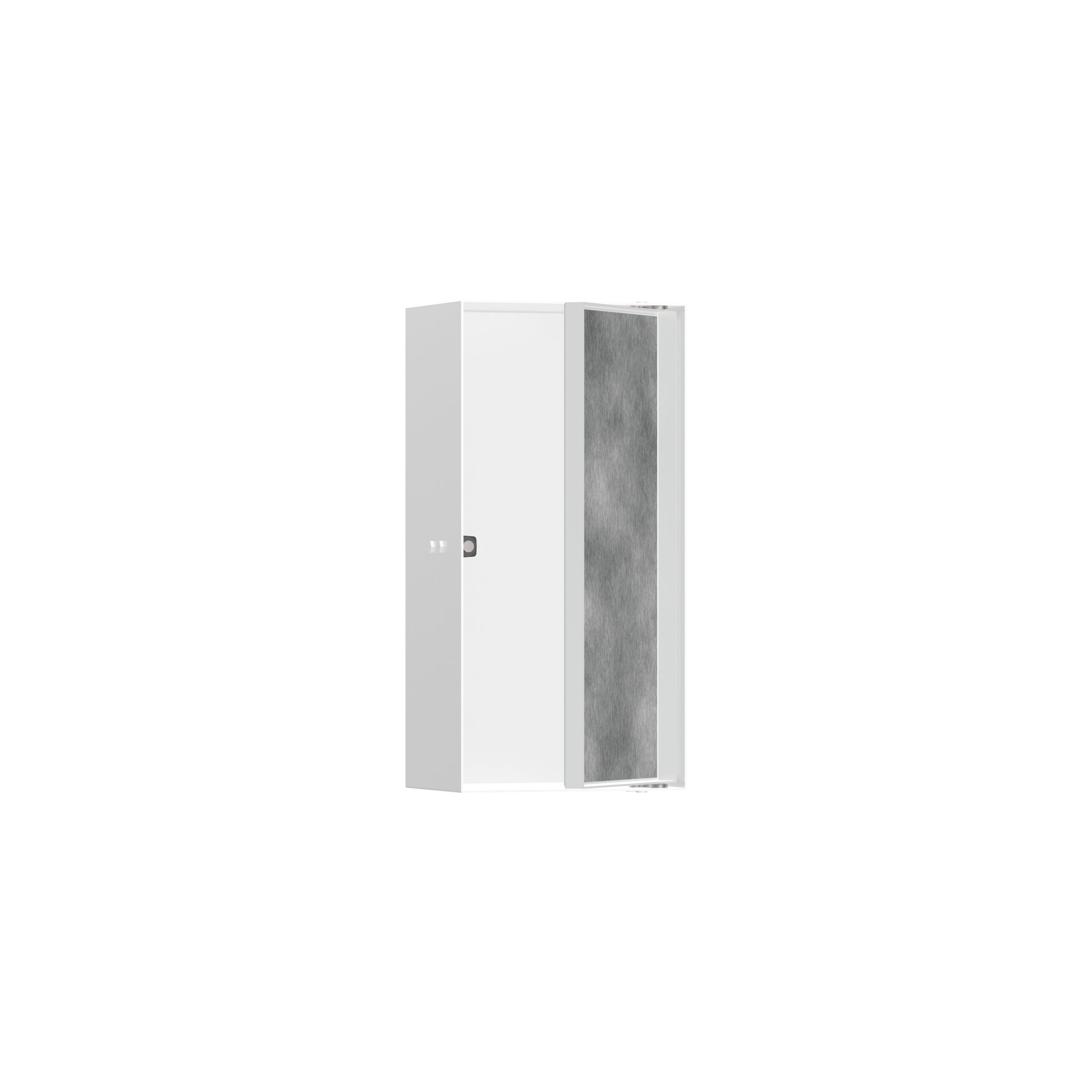 hansgrohe XtraStoris Rock Wall Niche with Tileable Door 12"x 6"x 4"