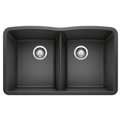 BLANCO 440184 Diamond Equal Double Bowl Kitchen Sink - Anthracite