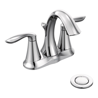 Moen Eva 6410 Two-Handle Bathroom Faucet, chrome