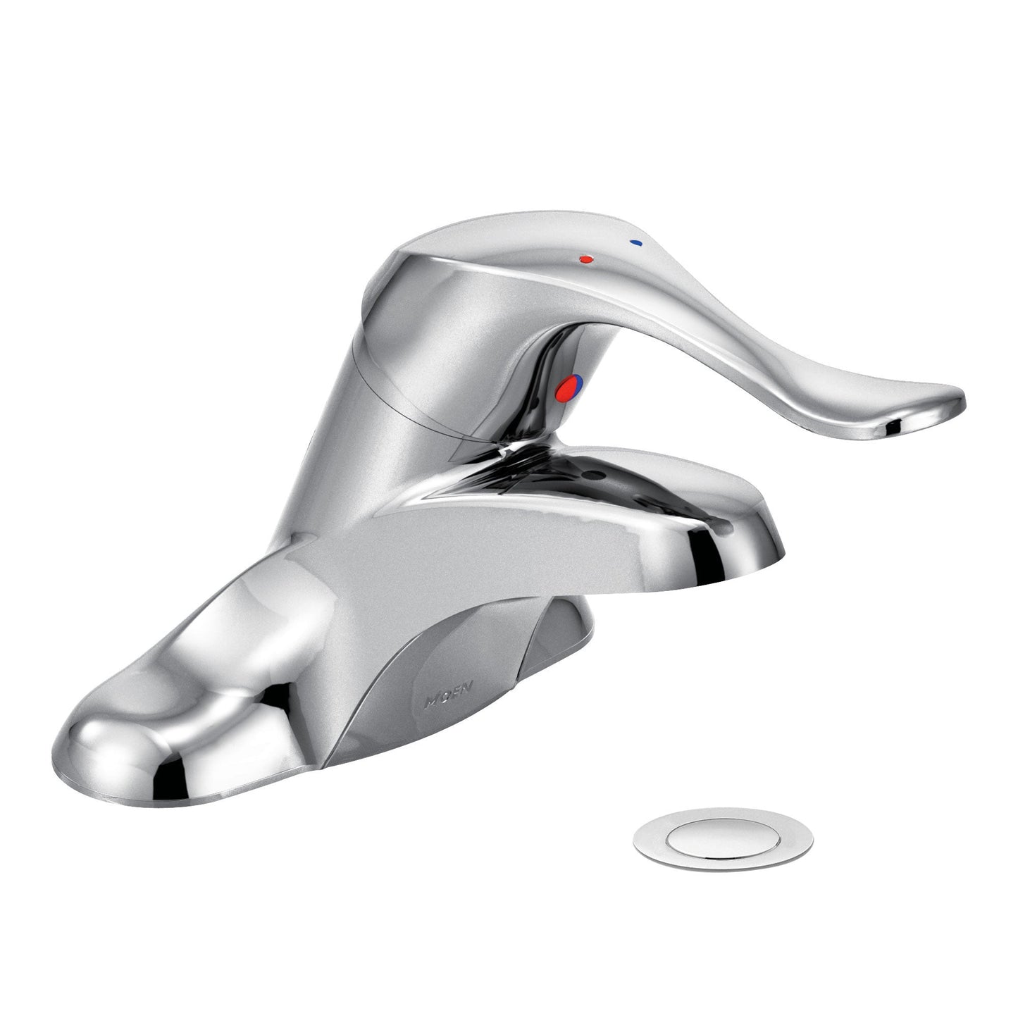 Moen 8420CBN Single Handle Centerset Bathroom Faucet Included Valve