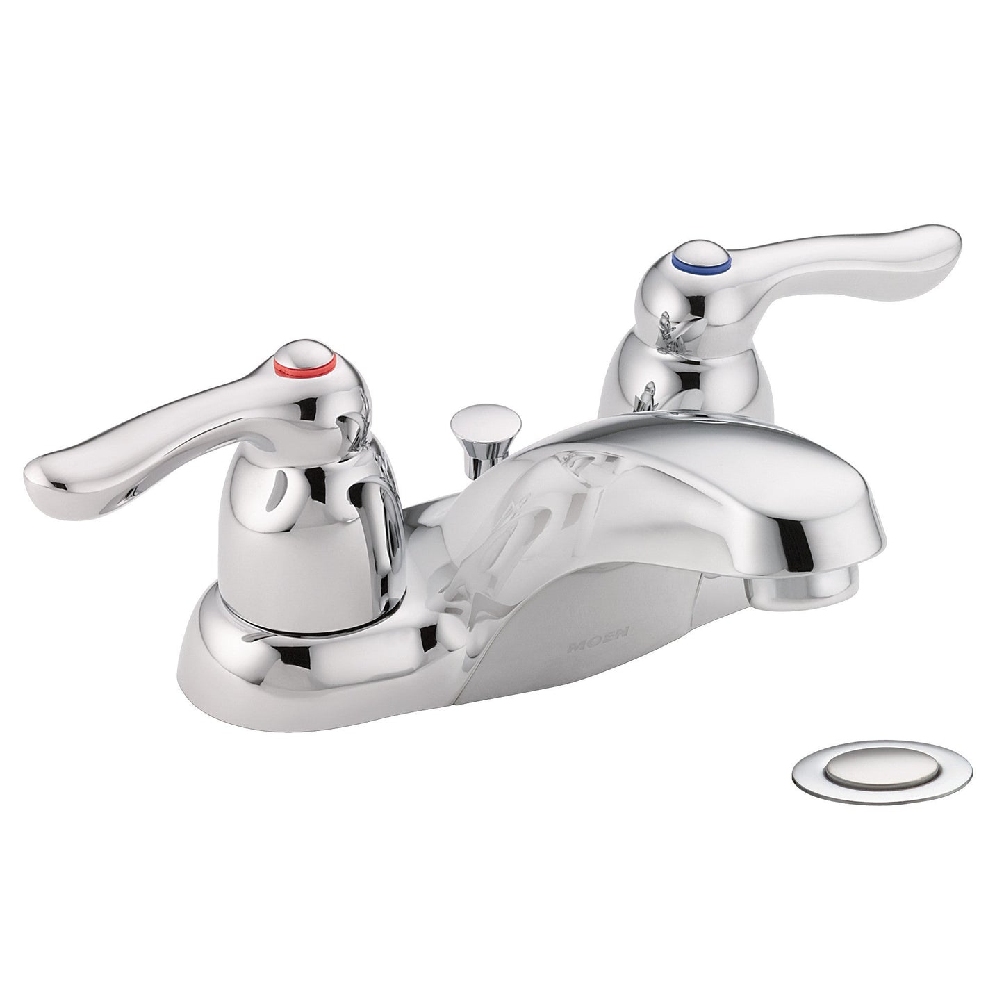 Moen 8917CBN Double Handle Centerset Bathroom Faucet from the M-Bition Collection