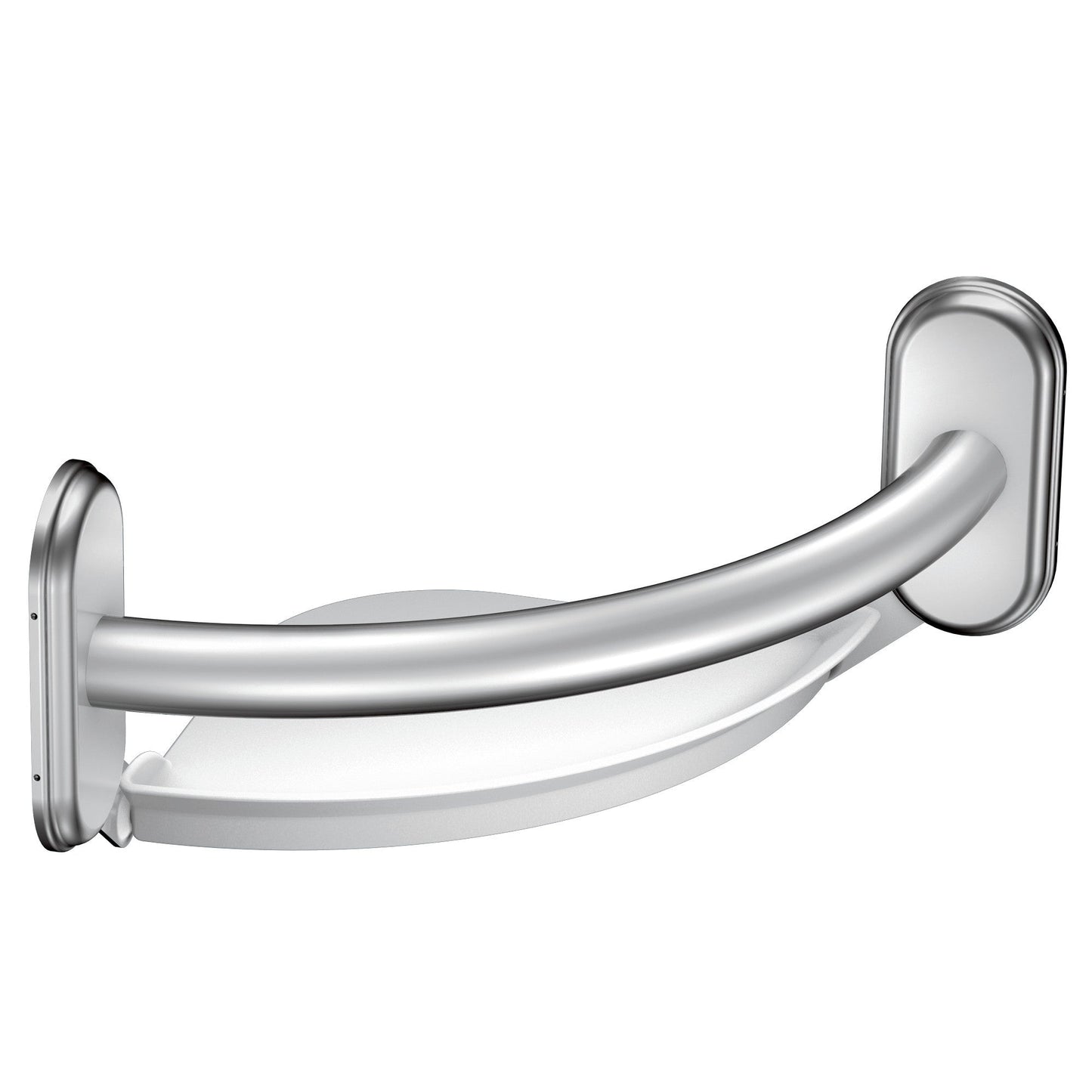 Moen LR2354 9" Grab Bar With Corner Shelf