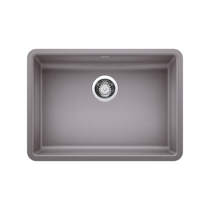 BLANCO 442545 Precis 25" ADA Single Bowl Kitchen Sink - Metallic Gray