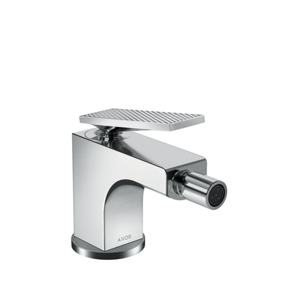 AXOR Citterio Single-Hole Bidet Faucet with Pop-Up Drain- Rhombic Cut, 1.5 GPM