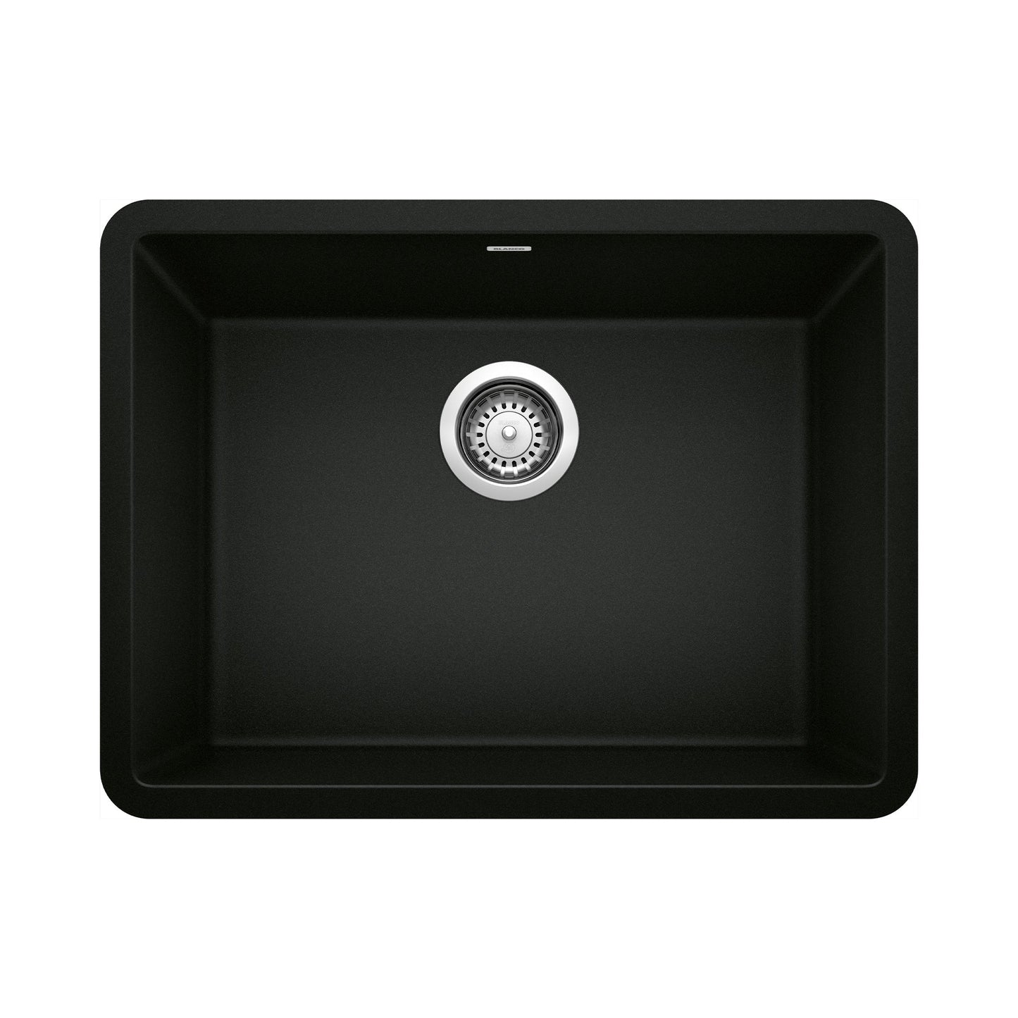 BLANCO 442928 Precis 24" Single Bowl Kitchen Sink - Coal Black