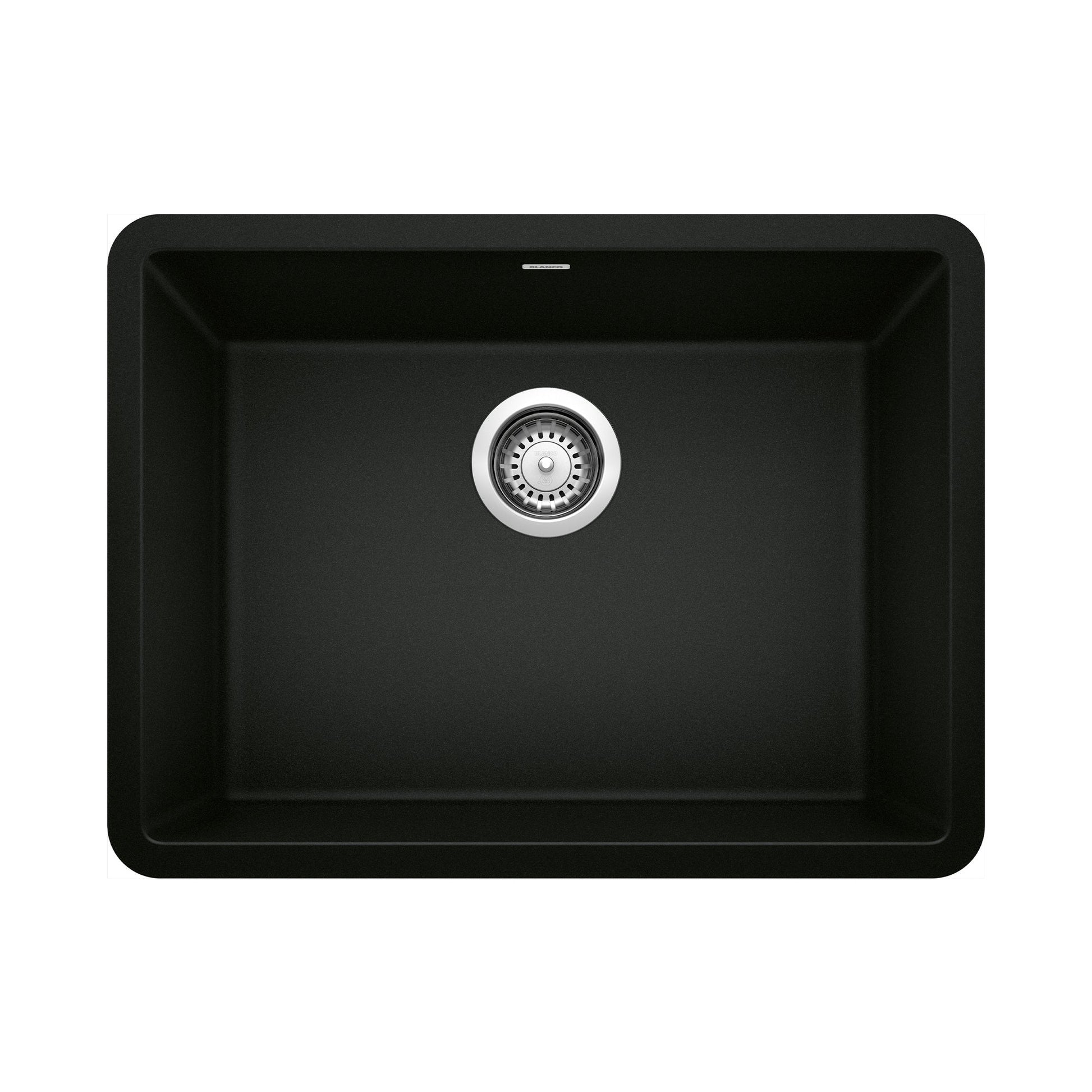 BLANCO 442928 Precis 24" Single Bowl Kitchen Sink - Coal Black