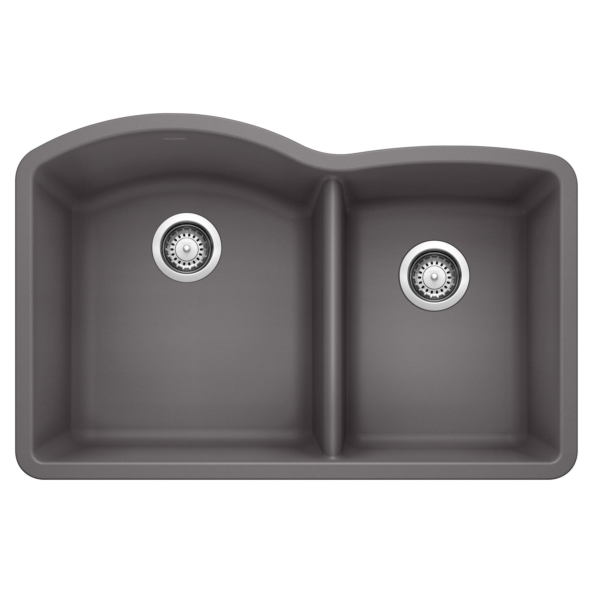 BLANCO 441469 Diamond 1-3/4 Double Bowl Kitchen Sink - Cinder