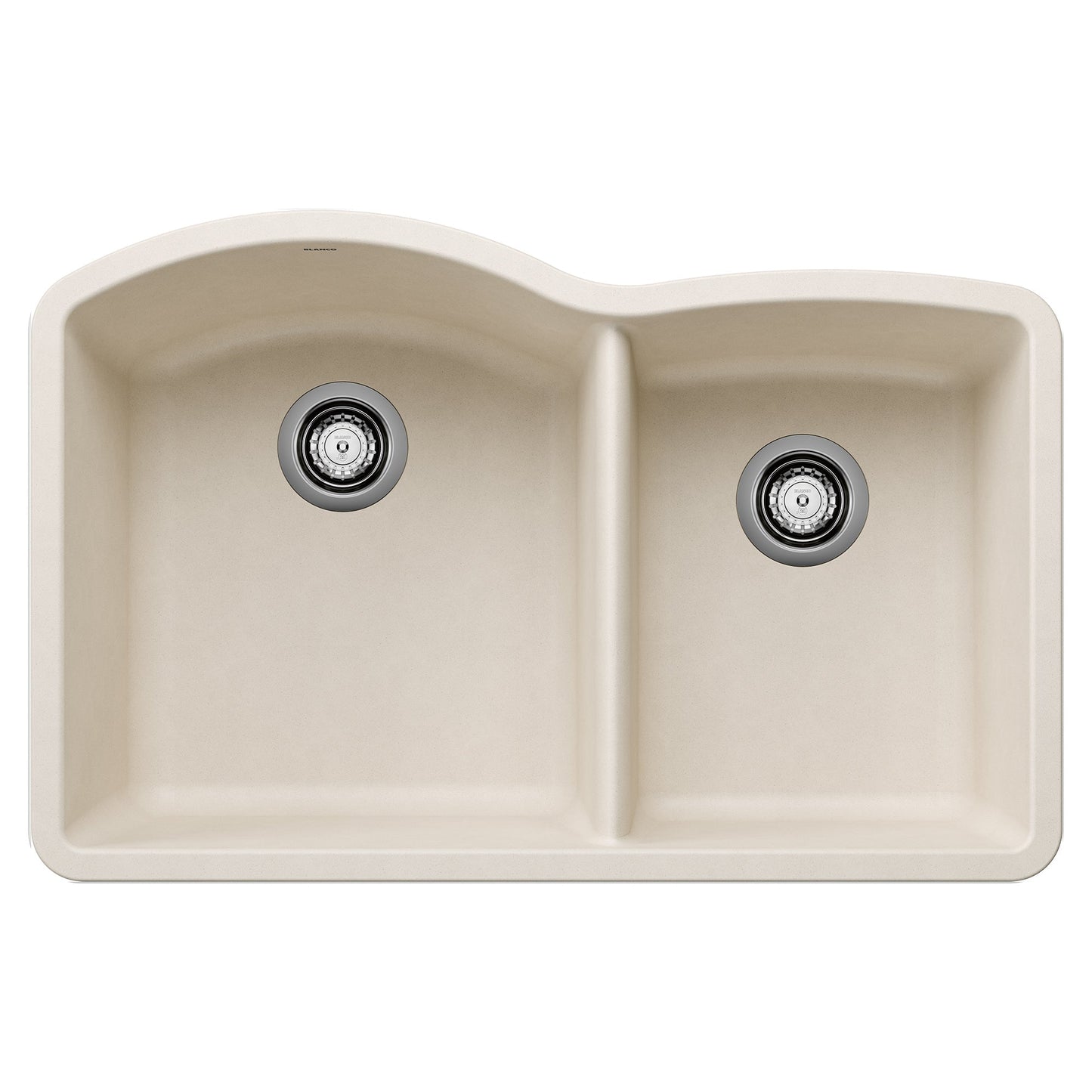 BLANCO 443064 Diamond 1-3/4 Double Bowl Kitchen Sink - Soft White