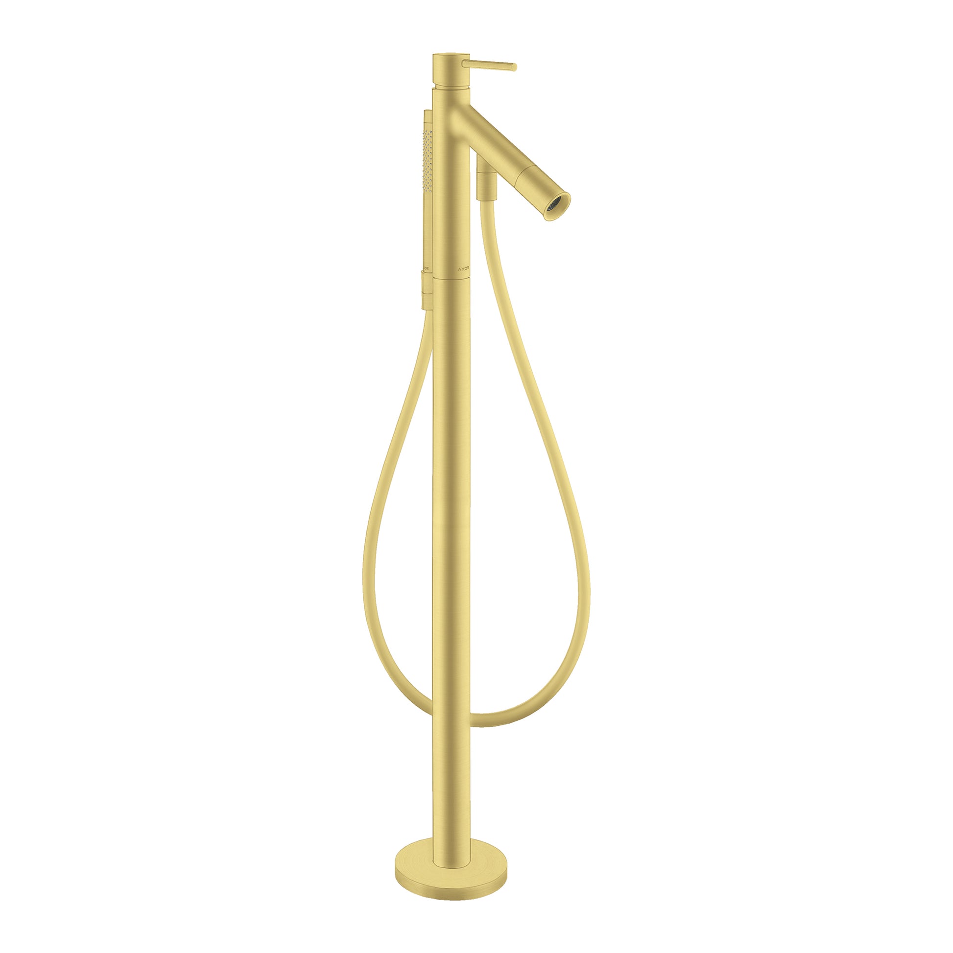 AXOR Starck Freestanding Tub Filler Trim with Lever Handle and 1.75 GPM Handshower